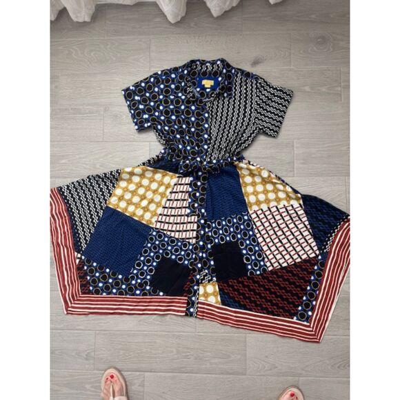 Anthropologie Maeve  Contrast Midi Shirtdress, Medium - Picture 6 of 10